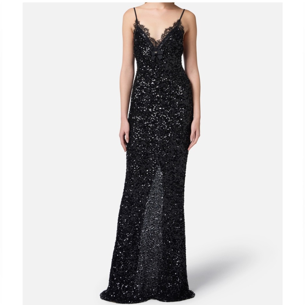 Elisabetta Franchi Sequin Dress